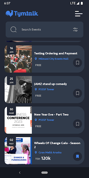 Tymtalk - For Digital Tickets Screenshot 2