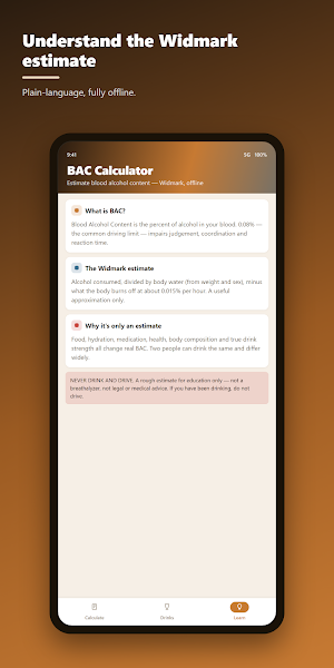 BAC Calculator Screenshot 3