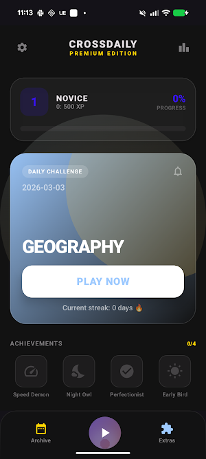 Cross Daily: Daily Crossword Screenshot 1