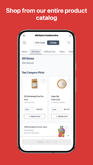 Williams Foods Shop Screenshot 1