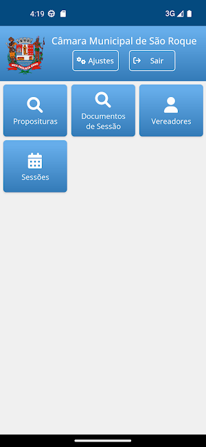 Câmara Municipal de São Roque Screenshot 0