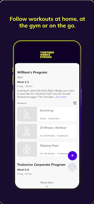 13 Weeks Strong Screenshot 2