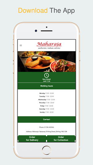 Maharaja Takeaway Screenshot 1