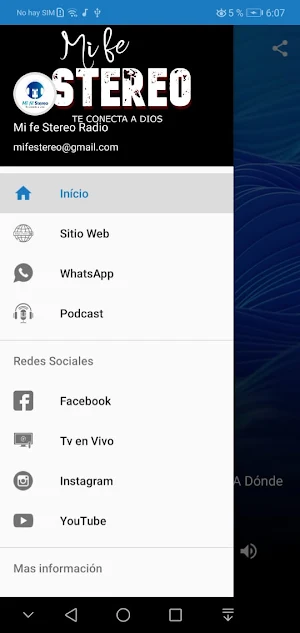 Mi fe Stereo Screenshot 2