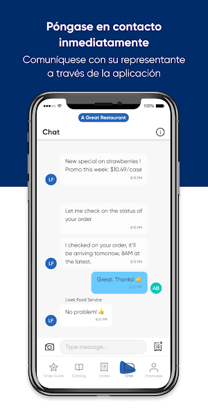 LIVEK Food Service screenshot 4