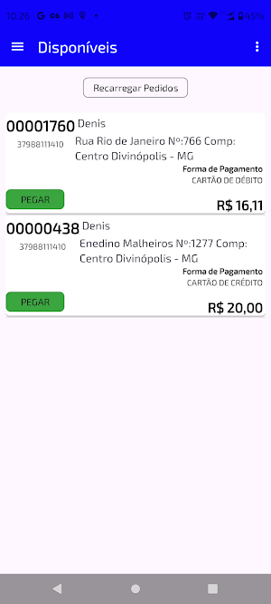 One Entregador Screenshot 2