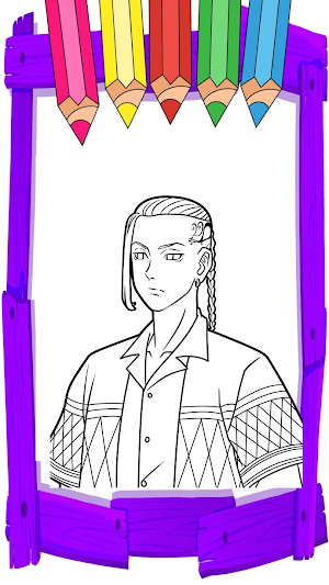 Tokyo Revengers Coloring book Screenshot 1
