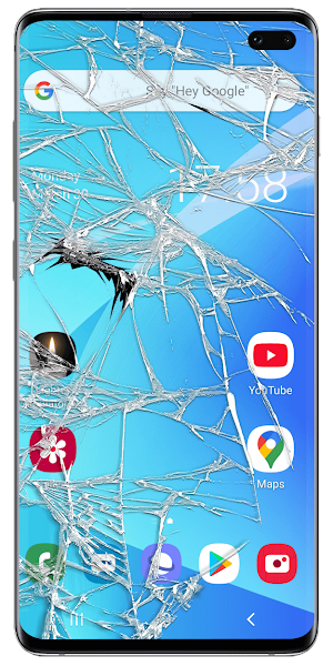 Broken Screen Realistic Effect Prank Screenshot 2