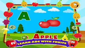 Endless ABC Fruit Alphabet App - Learn Fruit Names Screenshot 0