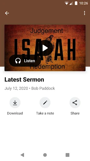 Cornerstone Church Chatham Screenshot 2
