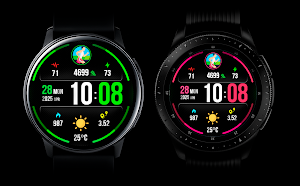 Digital PulseMotion Watch Face Screenshot 2