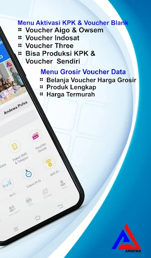 ANDEWA PULSA : Voucher & Pulsa Screenshot 1