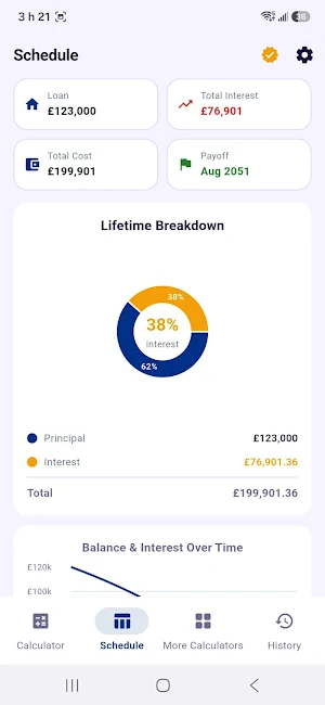 UK Mortgage Calculator & Tax Screenshot 2
