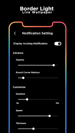 Border Light Live Wallpaper Screenshot 2