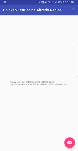 Chicken Fettuccine Alfredo Screenshot 1