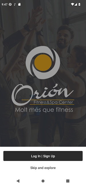 Orión Fitness Screenshot 0