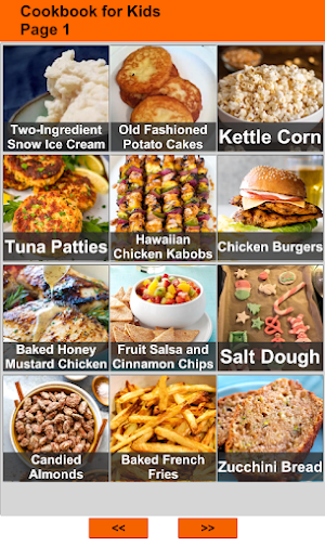 Friendly Recipes for Kids Screenshot 0