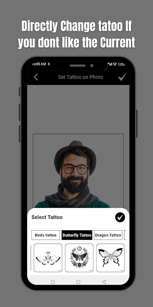 Tattoo on Photo-tattoo maker Screenshot 1
