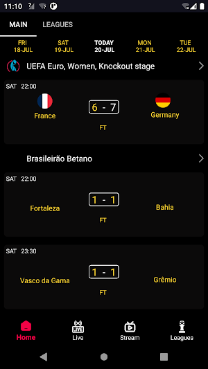 Live Football Tv Streaming HD Screenshot 0