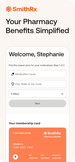 SmithRx Member Portal Screenshot 0