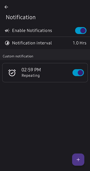 Water Intake Reminder Screenshot 2
