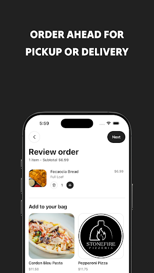 Smithfield Stonefire Pizza Screenshot 1