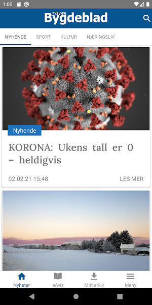 Tysvær Bygdeblad Screenshot 0