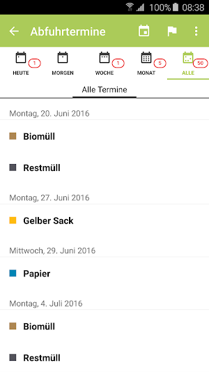Abfall-App Landkreis Lörrach Screenshot 3