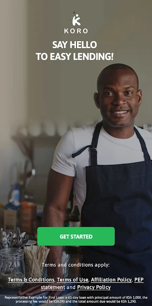 Koro Loan App Kenya Screenshot 0