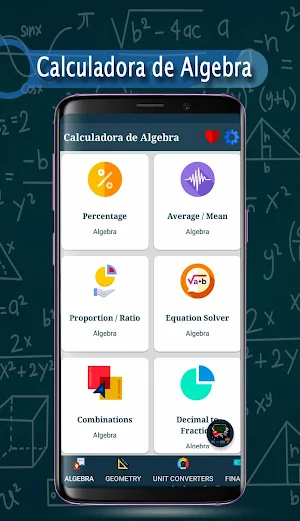 Algebra Calculator Screenshot 0