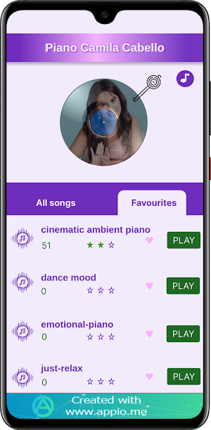 Piano Camila Cabello Screenshot 3