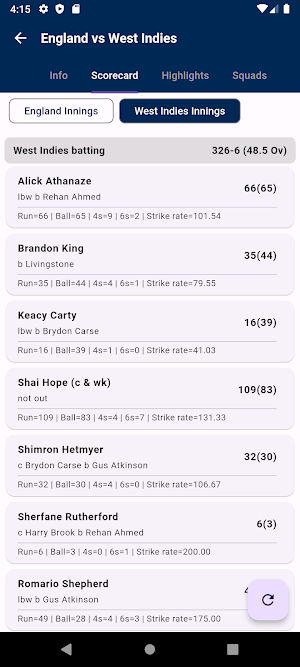 Cricket League LiveScore 2024 Screenshot 3