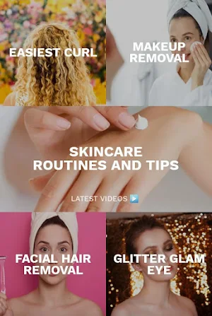 Beauty care and skin care app Screenshot 1