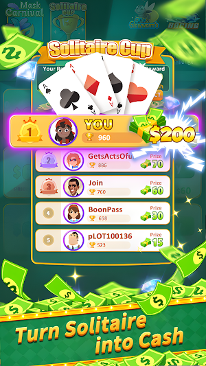 Solitaire Slam:Win Real Cash Screenshot 2