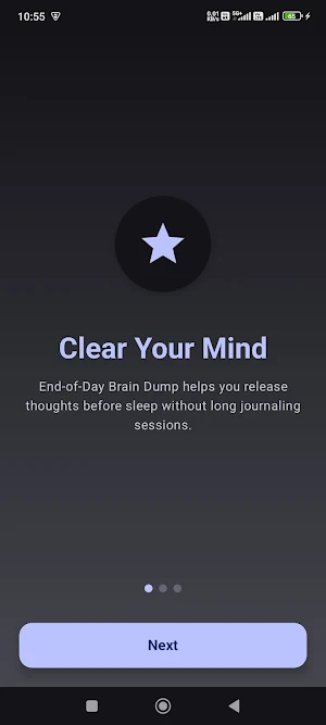 End-of-Day Brain Dump Screenshot 0