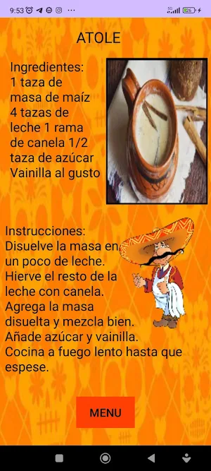 RECETA MEXICANA Screenshot 0