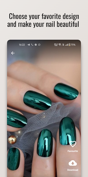 Mirror Tips Nail Polish Design Screenshot 2
