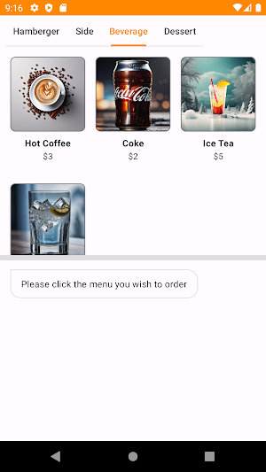 Burger Kiosk - Order Simulator Screenshot 3