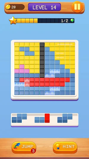 Pixel Block Jam Puzzle Screenshot 3