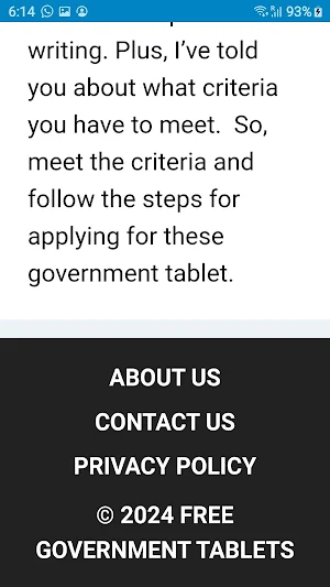 Freee Government Tablets Screenshot 3