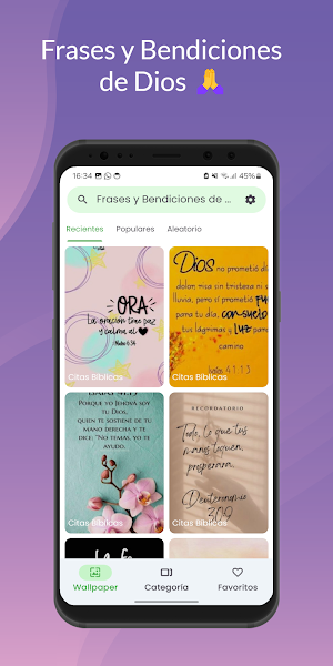 Frases y Bendiciones de Dios Screenshot 0
