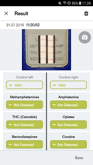 Dräger DrugCheck Screenshot 1