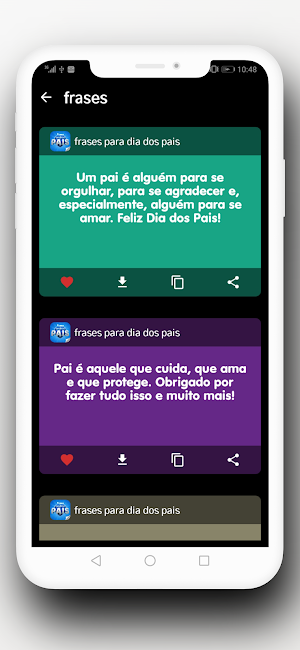 frases para o dia dos pais Screenshot 2