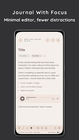 Gamu Journal: Private Diary Screenshot 1