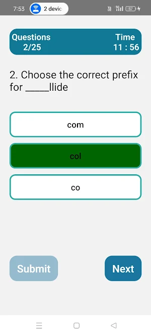 English Test Screenshot 2