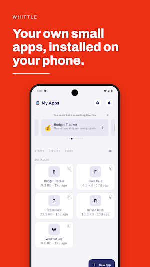 Whittle: Import. Host. Launch! Screenshot 0
