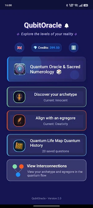 QubitOracle The Quantum Seer Screenshot 0