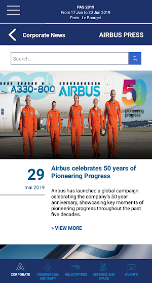 Airbus Press Screenshot 0