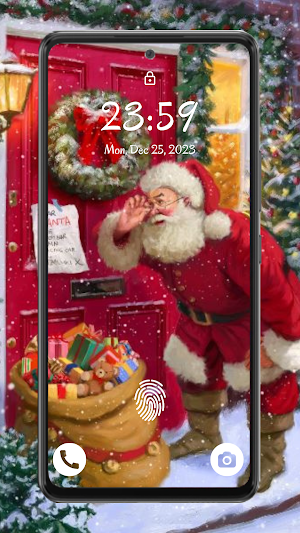 santa claus wallpaper Screenshot 1