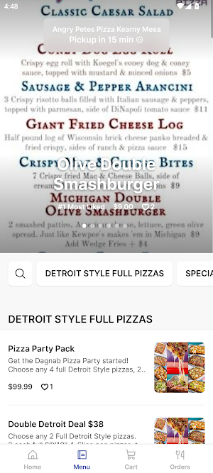 Angry Petes Pizza Screenshot 1